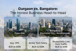 Gurgaon vs Bangalore: Which City Is Better for Setting Up Your Business or Office?